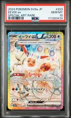Eevee ex PSA 10 - 223/187 - Japanese Terastal Festival 2024, Ophalen of Verzenden, Zo goed als nieuw, Losse kaart
