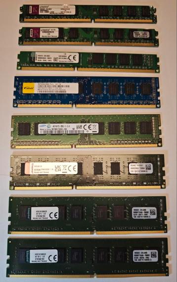 Desktop RAM geheugens DDR2, DDR3,DDR4 beschikbaar voor biedingen