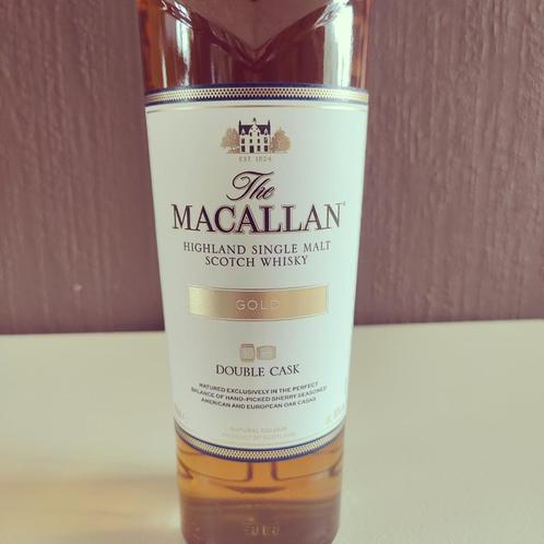 The Macallan Gold double cask 70CL, Verzamelen, Wijnen, Nieuw, Overige typen, Overige gebieden, Vol, Ophalen of Verzenden