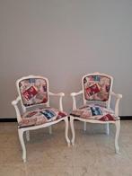 2 vintage fauteuils – zeer goede staat – €75 voor de set, Ophalen