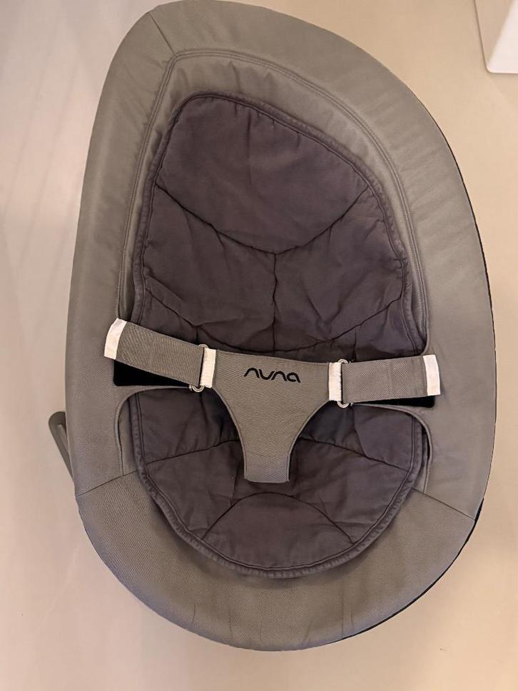 Transat Leaf de Nuna, Enfants & Bébés, Relax bébé, Comme neuf, Siège de balançoire, Autres marques, Avec ceinture(s), Réglable