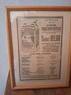 ZELDZAME BELGA RECLAME, Verzamelen, Ophalen of Verzenden
