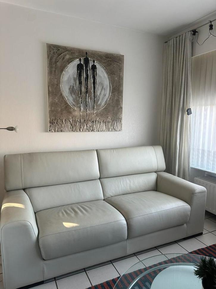 Lederen zetels, Huis en Inrichting, Zetels | Zetels, Zo goed als nieuw, Ophalen