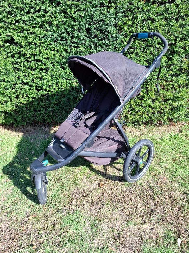 Thule buggy Urban glide 2, Kinderen en Baby's, Buggy's, Gebruikt, Overige merken, Regenhoes, Verstelbare rugleuning, Voetenzak