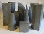 anciens modèles géométriques de formes scolaires en zinc 74, Antiquités & Art, Envoi