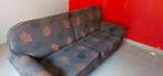 Zetel zwart stof, Ophalen, Stof, Tweepersoons, 75 tot 100 cm