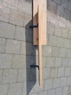 2 houten boekenplanken / wandplanken, Zo goed als nieuw, Ophalen