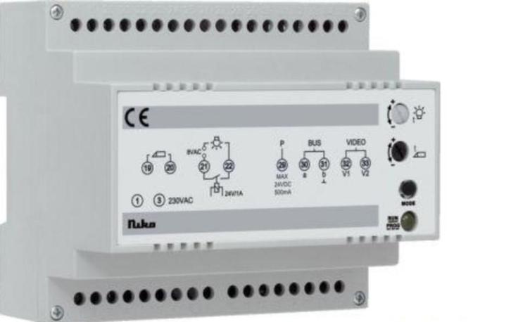 Niko 10-806 videovoeding, Doe-het-zelf en Bouw, Elektriciteit en Kabels, Gebruikt, Overige typen, Ophalen of Verzenden