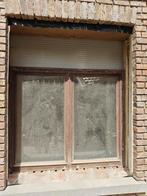 Houten ramen dubbel glas, Ophalen, Gebruikt