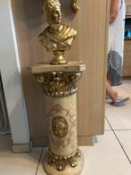 Zuil in porselein + buste, Ophalen