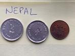 Devise NÉPAL: 2 pièces 5 paisa 1974?, Ophalen of Verzenden, Zuid-Azië, Losse munt
