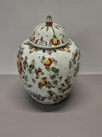 Handgeschilderde polychrome vaas (Delft), Antiek en Kunst, Ophalen