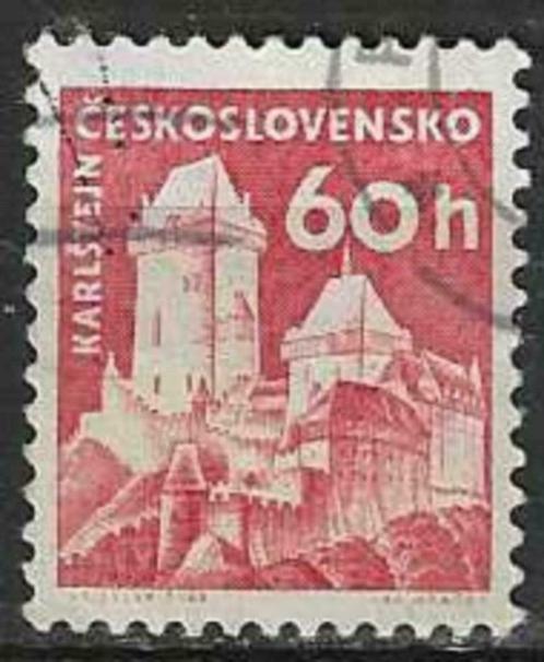Tsjechoslowakije 1960 - Yvert 1073 - Kastelen - Karluv (ST), Postzegels en Munten, Postzegels | Europa | Overig, Gestempeld, Overige landen