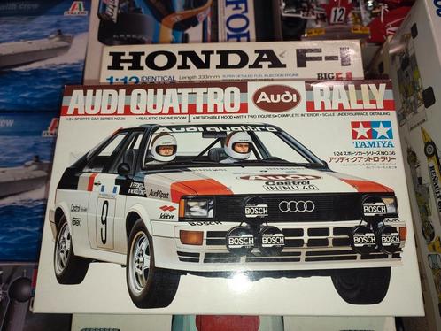 Tamiya Audi Quattro Rally 1983!!!! 1/24  NIB, Hobby en Vrije tijd, Modelbouw | Auto's en Voertuigen, Zo goed als nieuw, Auto, Groter dan 1:32