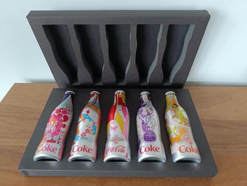 M5 Coca Cola 5 continenten aluminium flesjes, Verzamelen, Glas en Drinkglazen, Zo goed als nieuw, Ophalen