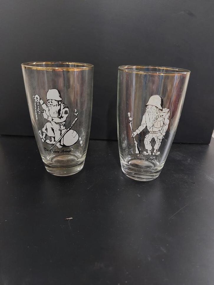 Vieux verre, défense des années 50 et 60, Collections, Verres & Petits Verres, Comme neuf, Verre à bière, Enlèvement ou Envoi