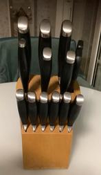 Set de couteaux 14 pièces avec bloc Qulinar Professional, Enlèvement ou Envoi, Comme neuf