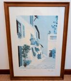 Ingelijste prent van aquarel van kunstenaar Giorgio Zuppini, Antiek en Kunst, Kunst | Tekeningen en Fotografie, Ophalen