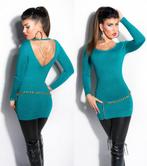 Dames lurex-pullover met ketting detail, Maat 38/40 (M), Overige kleuren, Nieuw, Ophalen of Verzenden