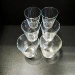 Zes Monopoly Spa-glazen, Verzamelen, Ophalen, Nieuw, Waterglas