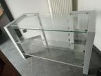 Tv meubel, Huis en Inrichting, Ophalen, Gebruikt, 100 tot 150 cm, Glas