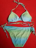 Blauw groene bikini maat 36 of S, Kleding | Dames, Badmode en Zwemkleding, Blauw, Bikini, Ophalen of Verzenden, Zo goed als nieuw