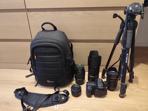 Canon EOS 70D + volledige setup, Audio, Tv en Foto, Fotocamera's Digitaal, Zo goed als nieuw, Spiegelreflex, Canon, Ophalen of Verzenden