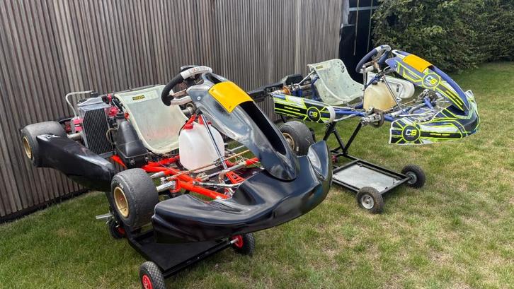 Kart 2x otk chassis, Sport en Fitness, Karting, Gebruikt, Kart, Ophalen