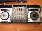2 x cdj-800 mk2 + behringer + flightcase te koop, Ophalen, Zo goed als nieuw, Dj-set, Behringer