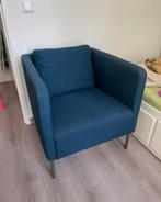 EKERÖ Fauteuil Ikea, Skiftebo donkerblauw, Huis en Inrichting, Ophalen, Minder dan 75 cm, Zo goed als nieuw, Metaal