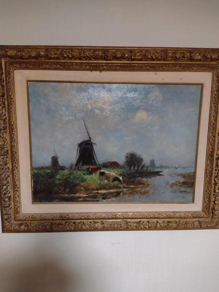 Barend Brouwer- olieverf op doek, Antiek en Kunst, Kunst | Schilderijen | Klassiek, Ophalen