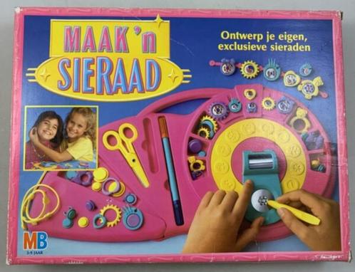 Maak een Sieraad ontwerp 'n sierraad MB Vintage 1990s 1992, Kinderen en Baby's, Speelgoed | Educatief en Creatief, Gebruikt, Ophalen of Verzenden