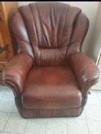 Salon en cuir 3 + 1 + 1, 75 à 100 cm, Quatre personnes ou plus, Comme neuf, Enlèvement