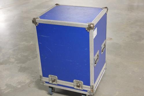 Flightcase 12HE - Stolpcase met binnenrack - blauw, Muziek en Instrumenten, Versterkers | Keyboard, Monitor en PA, Gebruikt, Overige typen