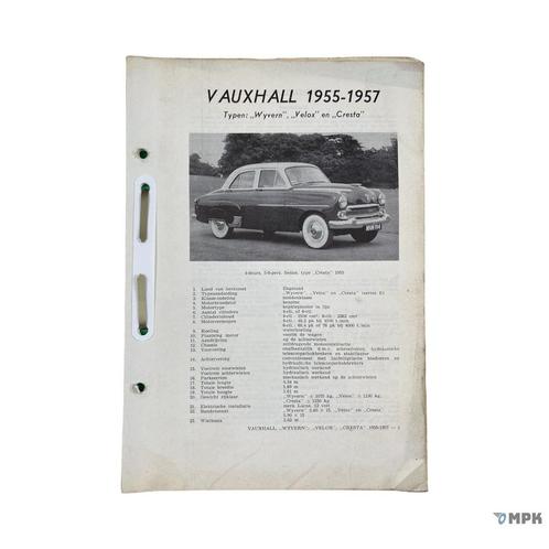 Kluwer | Vauxhall Wyvern / Velox / Cresta | 1955-1957 | NL, Auto diversen, Handleidingen en Instructieboekjes, Ophalen of Verzenden