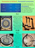Autodarts - automatisch score systeem - auto darts, Sport en Fitness, Darts, Ophalen of Verzenden, Nieuw, Dartbord