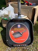 Nieuwe vierkante grill pan, Huis en Inrichting, Ophalen, Nieuw, Koekenpan of Braadpan
