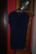 Robe courte ou tunique"Threenity"en lainage bleu marine S/M, Comme neuf, Taille 36 (S), Bleu, Threenity