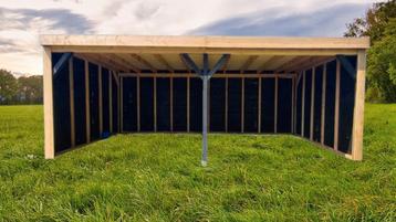 Complete Schuilstal 3x6m Douglashout beschikbaar voor biedingen