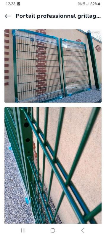 Porte jardin portail poteau qualité.  beschikbaar voor biedingen