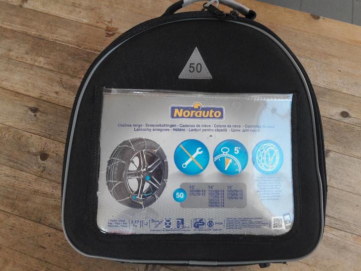 Sneeuwkettingen van 13, 14, 15 inch, Auto diversen, Sneeuwkettingen, Zo goed als nieuw, Ophalen
