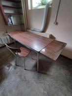 Table et 1 chaise vintage, Enlèvement, Utilisé