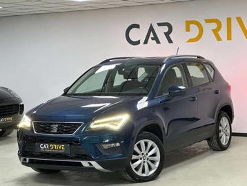 SEAT Ateca 1.0 TSI PDC AV AR/PARKASSIST/CARPLAY/1ER PROPRIO, Auto's, Seat, Stof, Ateca, Parkeersensor, Bedrijf