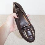 Zeer Mooie Leren Hugo Boss Instappers s29 (Maat 38) € 40,-, Kleding | Dames, Bruin, Verzenden, Instappers, Zo goed als nieuw