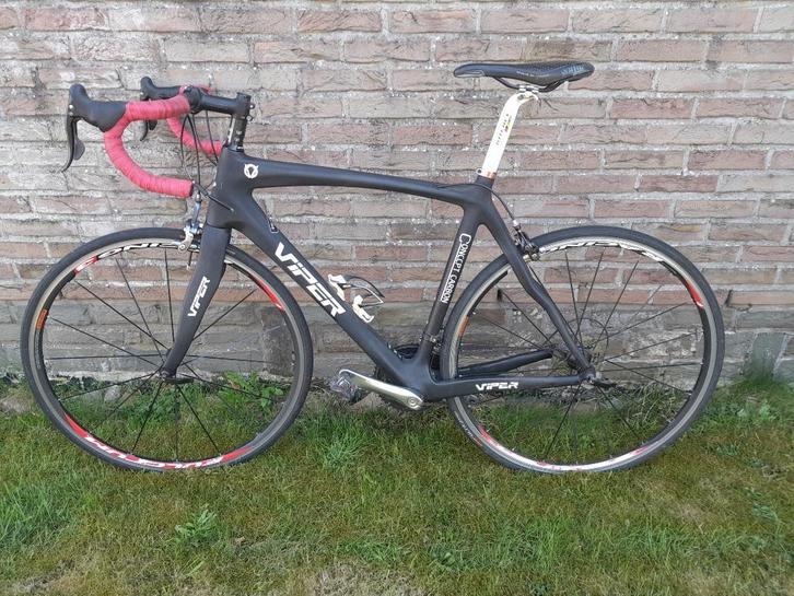 Carbon racefiets, Fietsen en Brommers, Fietsen | Heren | Sportfietsen en Toerfietsen, Zo goed als nieuw, Overige merken, 15 tot 20 versnellingen