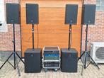 Electro Voice (4xELX-112+2xELX-118SUB) +amplificateurs QSC, Enlèvement, Comme neuf, 1000 watts ou plus, Sono