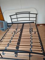 ijzeren bedframe met goede lattenbodems, Huis en Inrichting, Slaapkamer | Bedden, Ophalen, Gebruikt