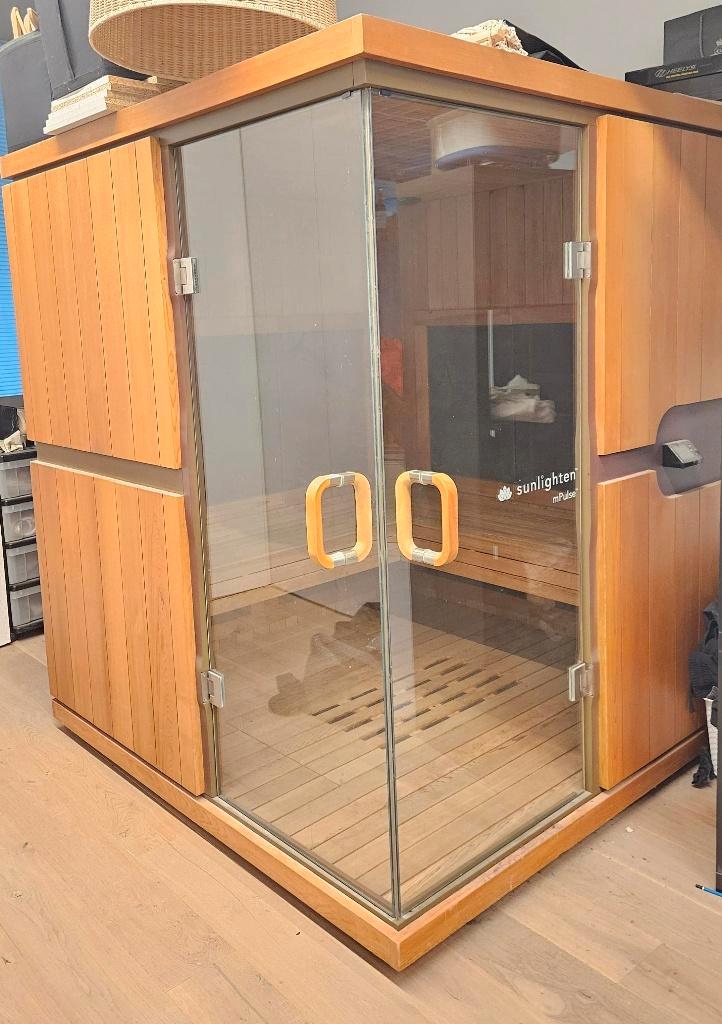 infraroodsauna > top 2de hands>  QUASI NIET GEBRUIKT, Sport en Fitness, Sauna, Zo goed als nieuw, Complete sauna, Infrarood, Ophalen