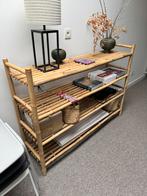 Bamboe rek 3 leggers – decoratief & stevig | €150, Huis en Inrichting, Ophalen, Zo goed als nieuw
