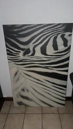 Schilderij met zebra, Schilderij, Gebruikt, Ophalen